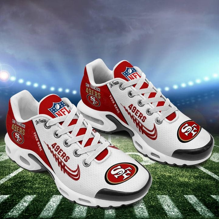 San Francisco 49ers Personalized Plus Sneakers 0813 BGTN193