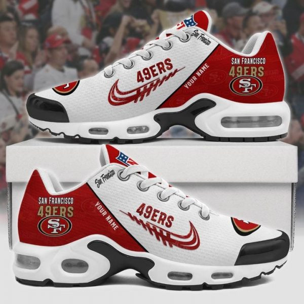 San Francisco 49ers Personalized Plus Sneakers 0813 BGTN193