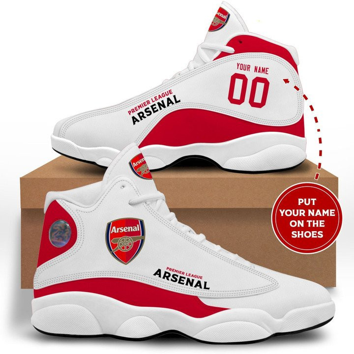 CUSTOM NAME Arsenal Personalized Air Jordan 13 AR2910