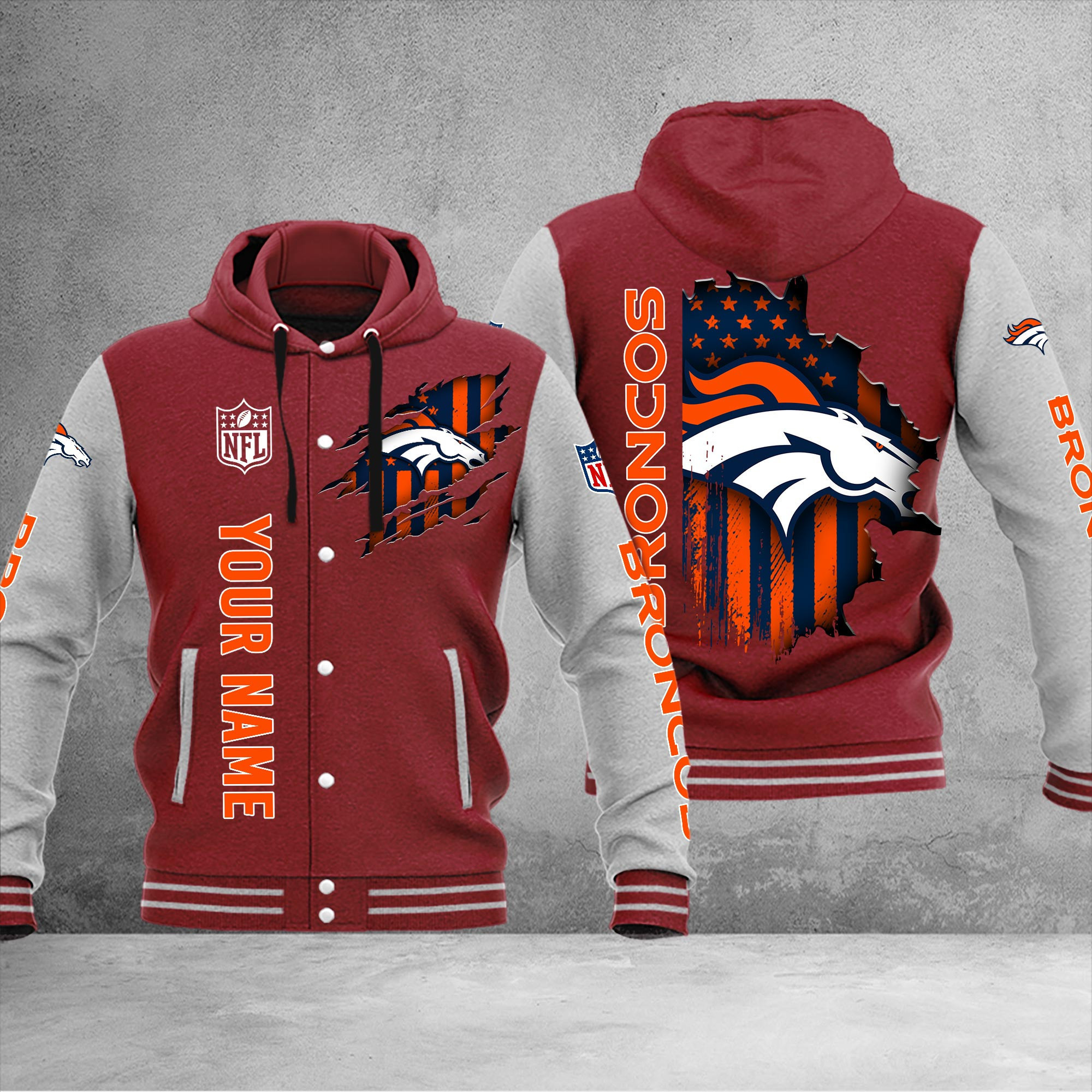 Denver Broncos DMHJ0111 Full Color