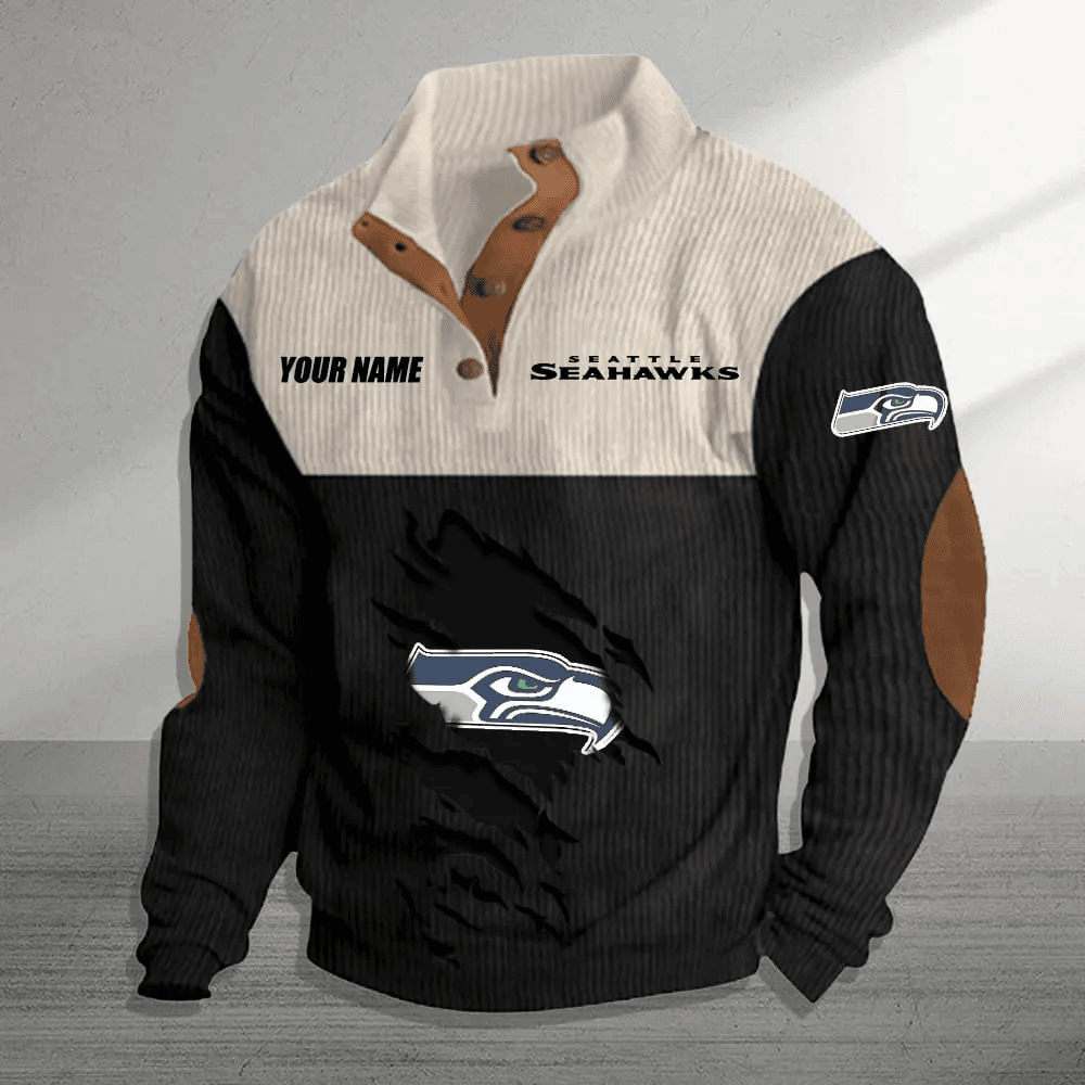 Seattle Seahawks Premium Personalized Game-Day Pullover S9DBSCH157