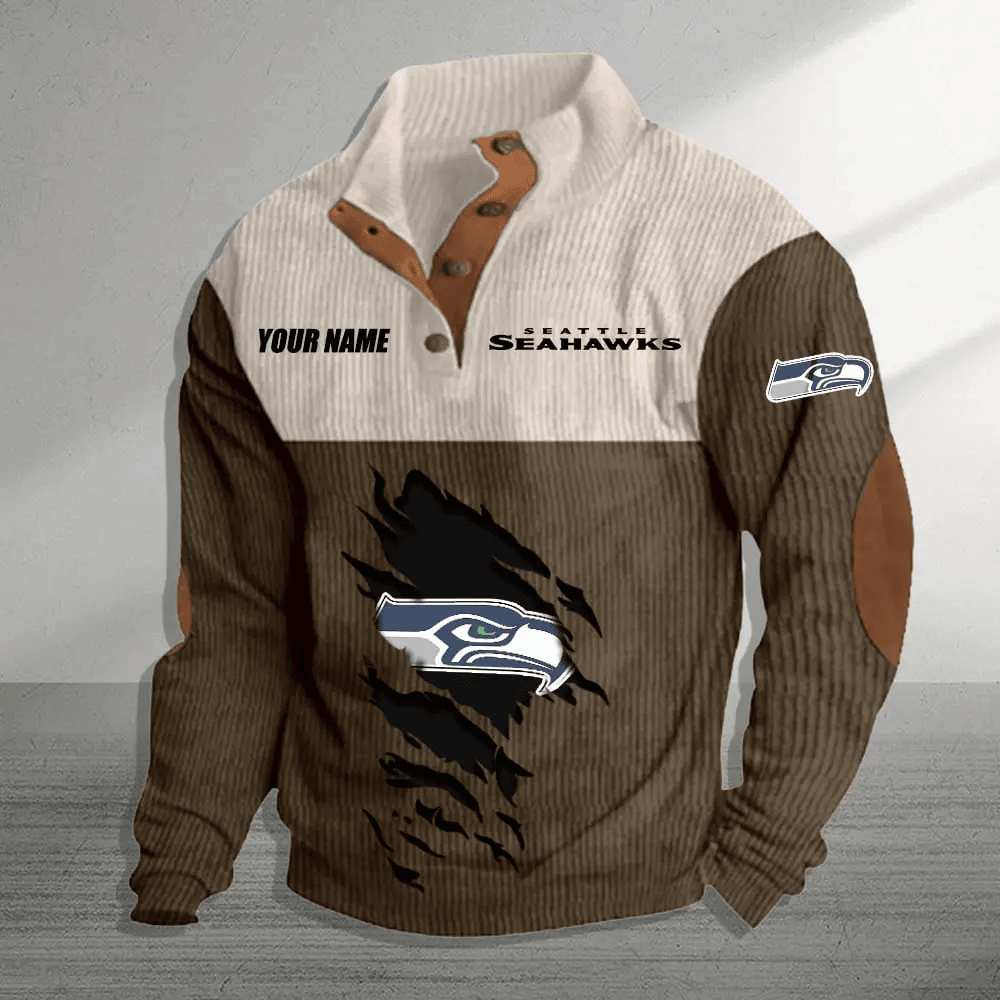 Seattle Seahawks Premium Personalized Game-Day Pullover S9DBSCH157