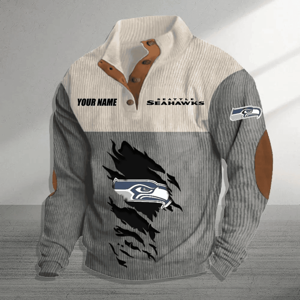 Seattle Seahawks Premium Personalized Game-Day Pullover S9DBSCH157
