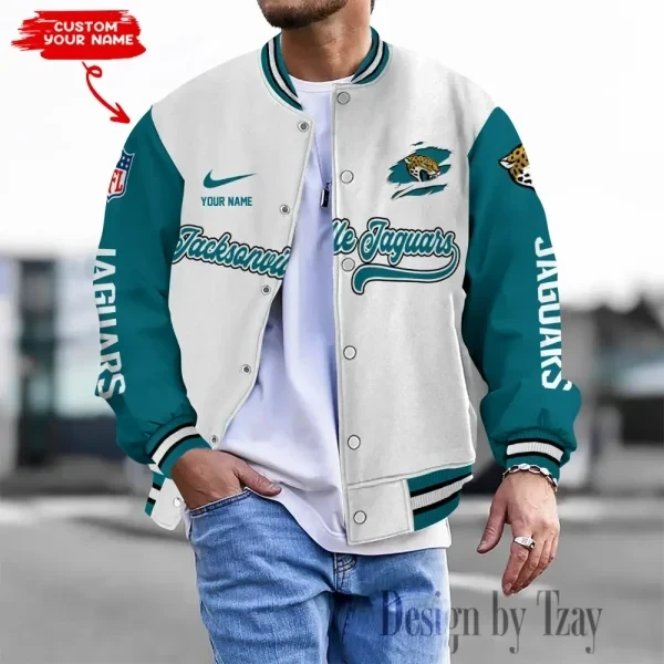 Jacksonville Jaguars Unisex Exclusive Styles Varsity Jacket SPTBBJACKET507