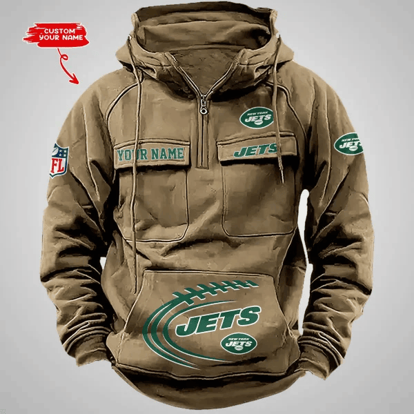 New York Jets Vintage Men Hoodie AZVMHD131