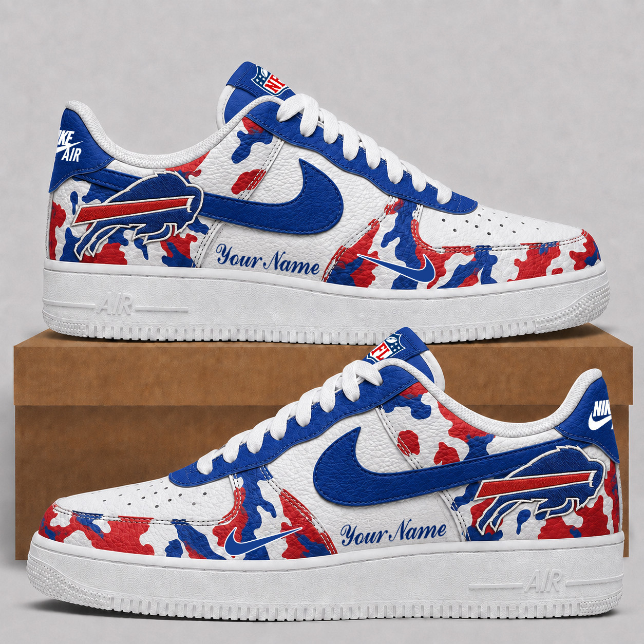 Buffalo Bills | Premium NFL Team AF1 Shoes VA921