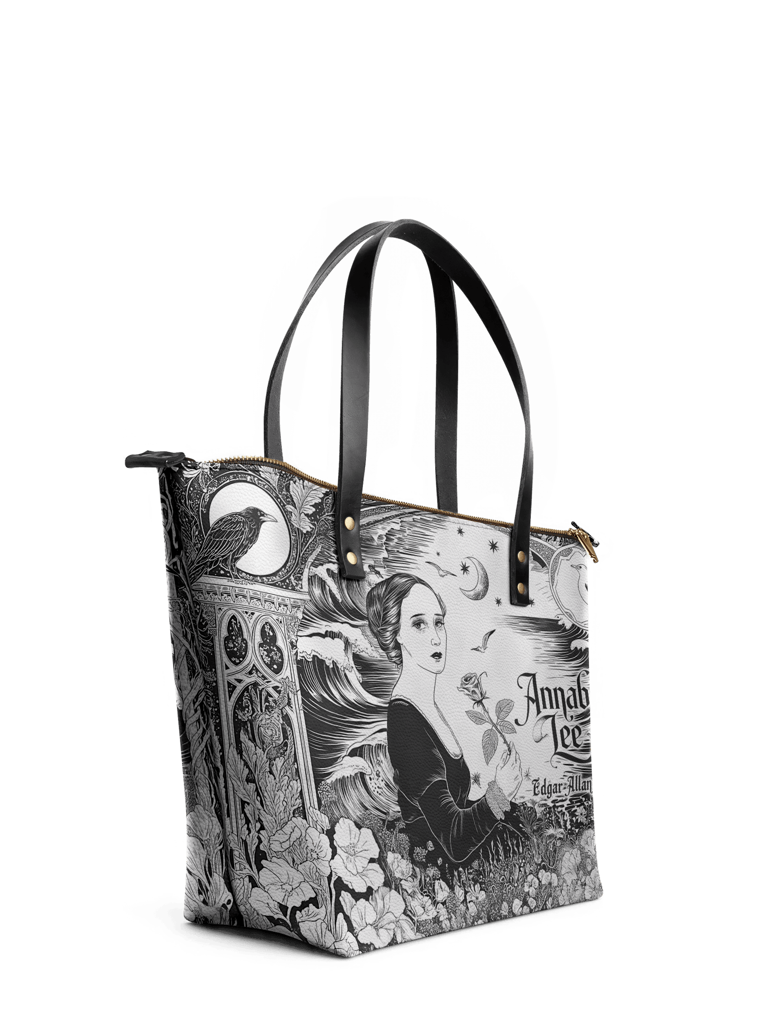 "Annabel Lee" Leather Tote Bag