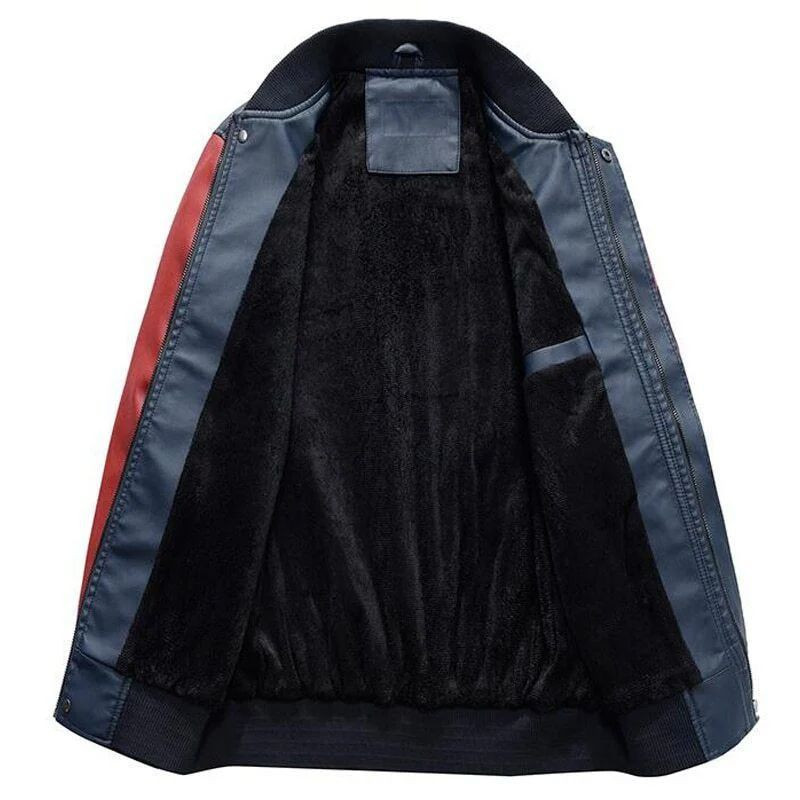 Signature Series Leather Jacket — Plush Sherpa Lining Las Vegas Raiders HVKE1032