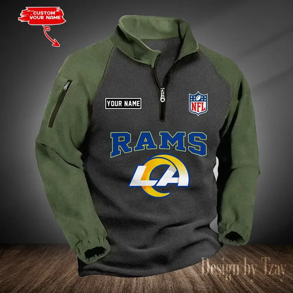 Los Angeles Rams Men's Winter Warm Fleece Sweatshirts SPTWWFS019