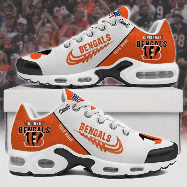 Cincinnati Bengals Personalized Plus Sneakers 0813 BGTN172