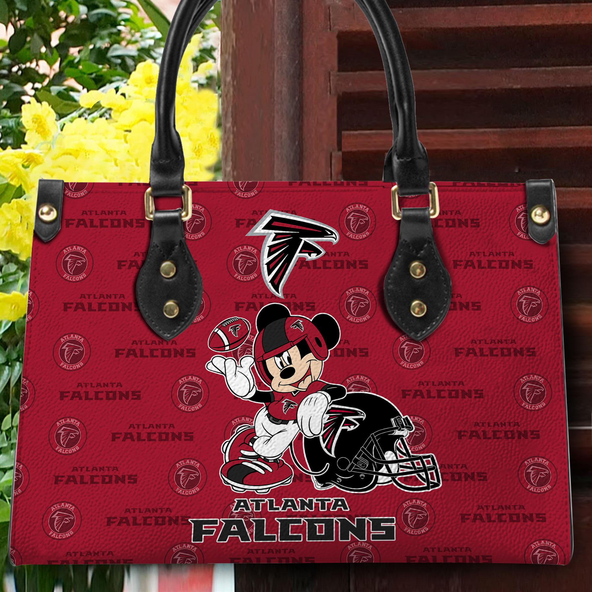 Atlanta Falcons Personalized Leather Hand Bag BB437