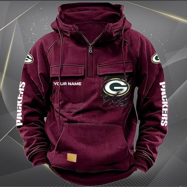 Green Bay Packers Vintage Men Hoodies DV5 AZVMHD043