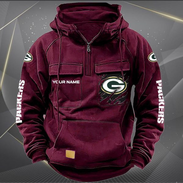 Green Bay Packers Vintage Men Hoodies DV5 AZVMHD043