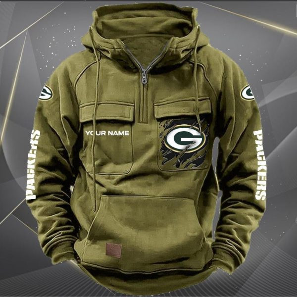 Green Bay Packers Vintage Men Hoodies DV5 AZVMHD043