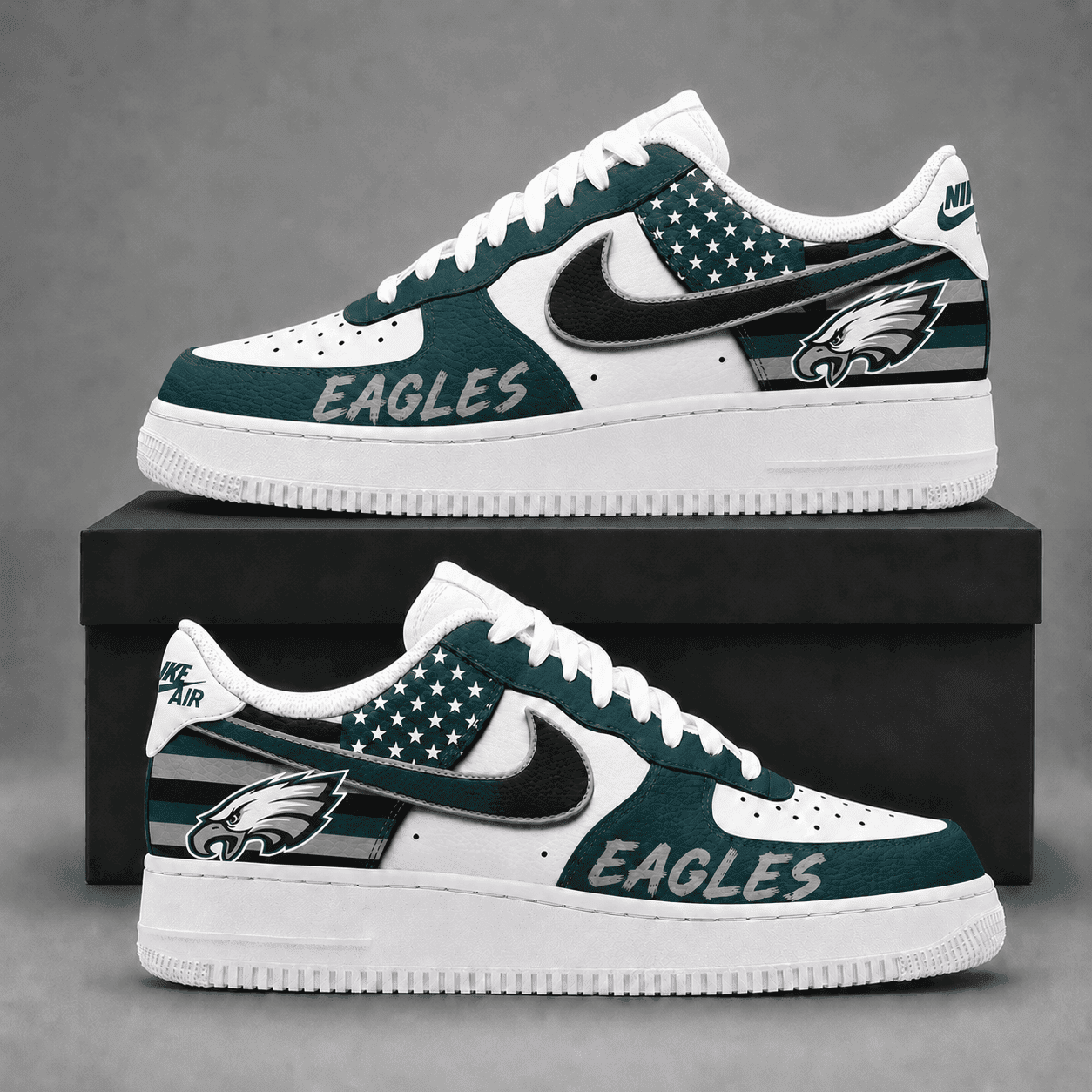 Philadelphia Eagles | Premium American Football Team Limited AF1 Shoes NDN506