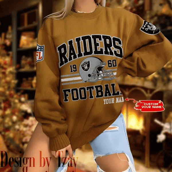 Las Vegas Raiders Personalized Fashion Design New Woolen Sweater BGSWT295