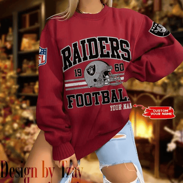 Las Vegas Raiders Personalized Fashion Design New Woolen Sweater BGSWT295