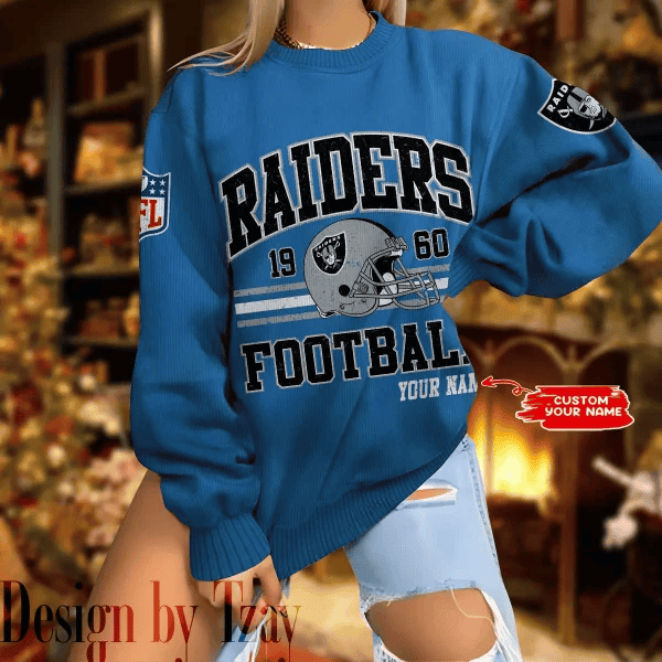 Las Vegas Raiders Personalized Fashion Design New Woolen Sweater BGSWT295