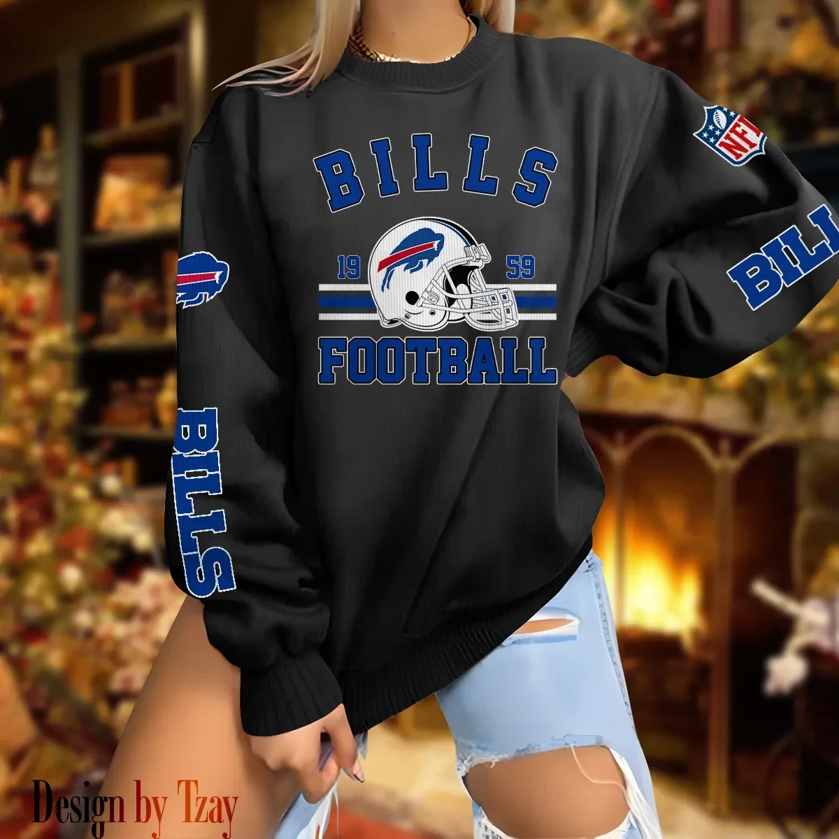 Buffalo Bills Personalized Fashion Design New Woolen Sweater BGSWT220
