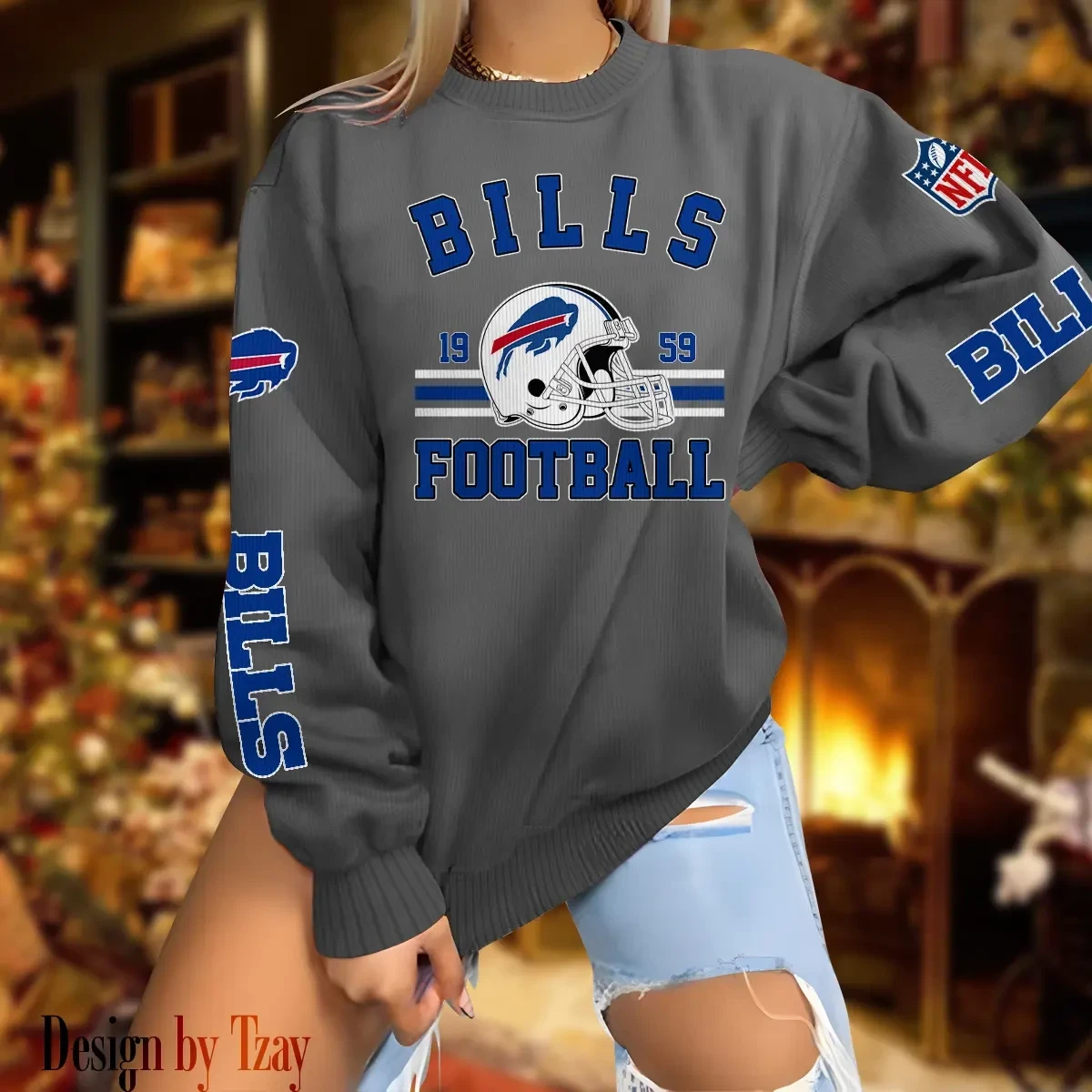 Buffalo Bills Personalized Fashion Design New Woolen Sweater BGSWT220