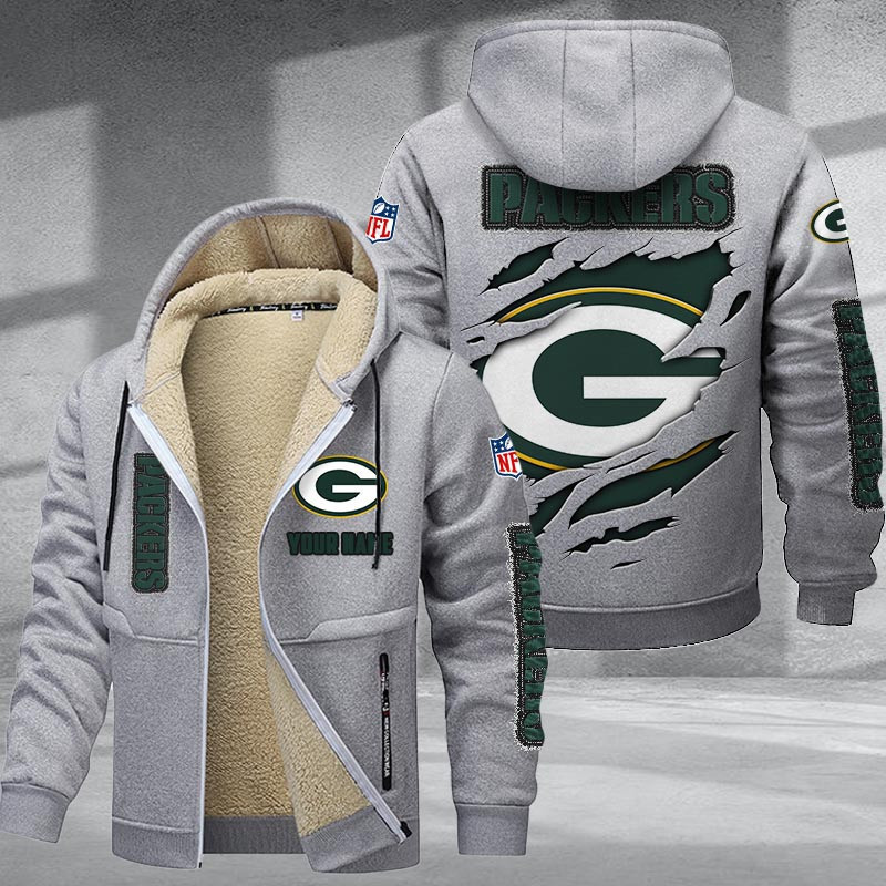 Green Bay Packers DMTZ0365 Premium Sherpa-Lined Winter Hoodie – Personalized Edition