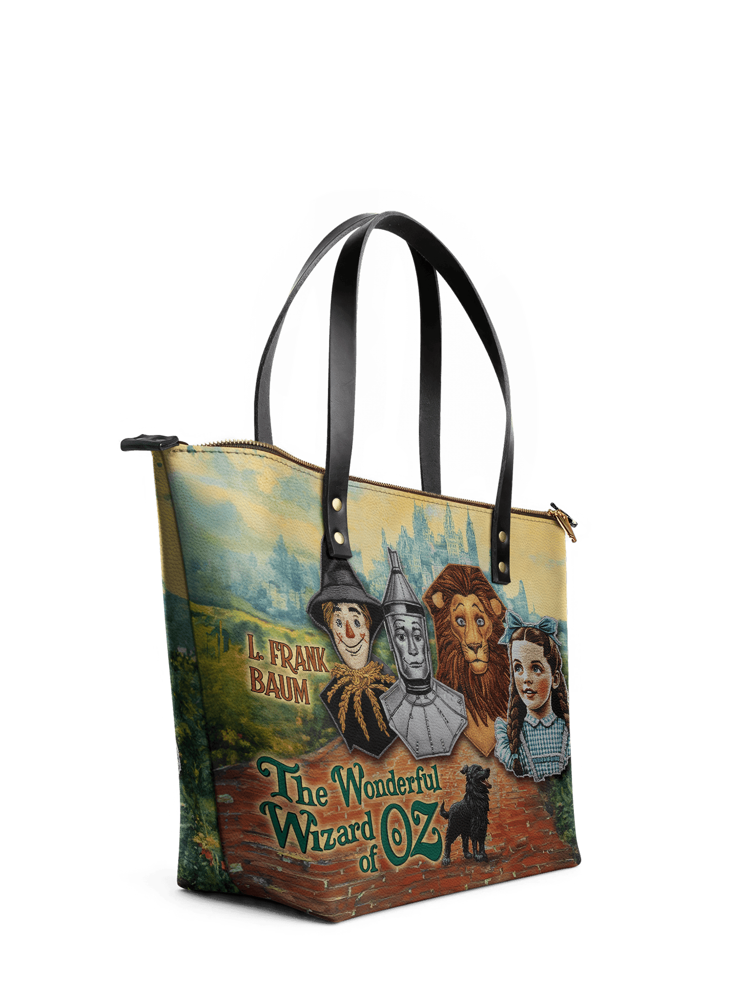 "Emerald City Dream" Leather Tote Bag