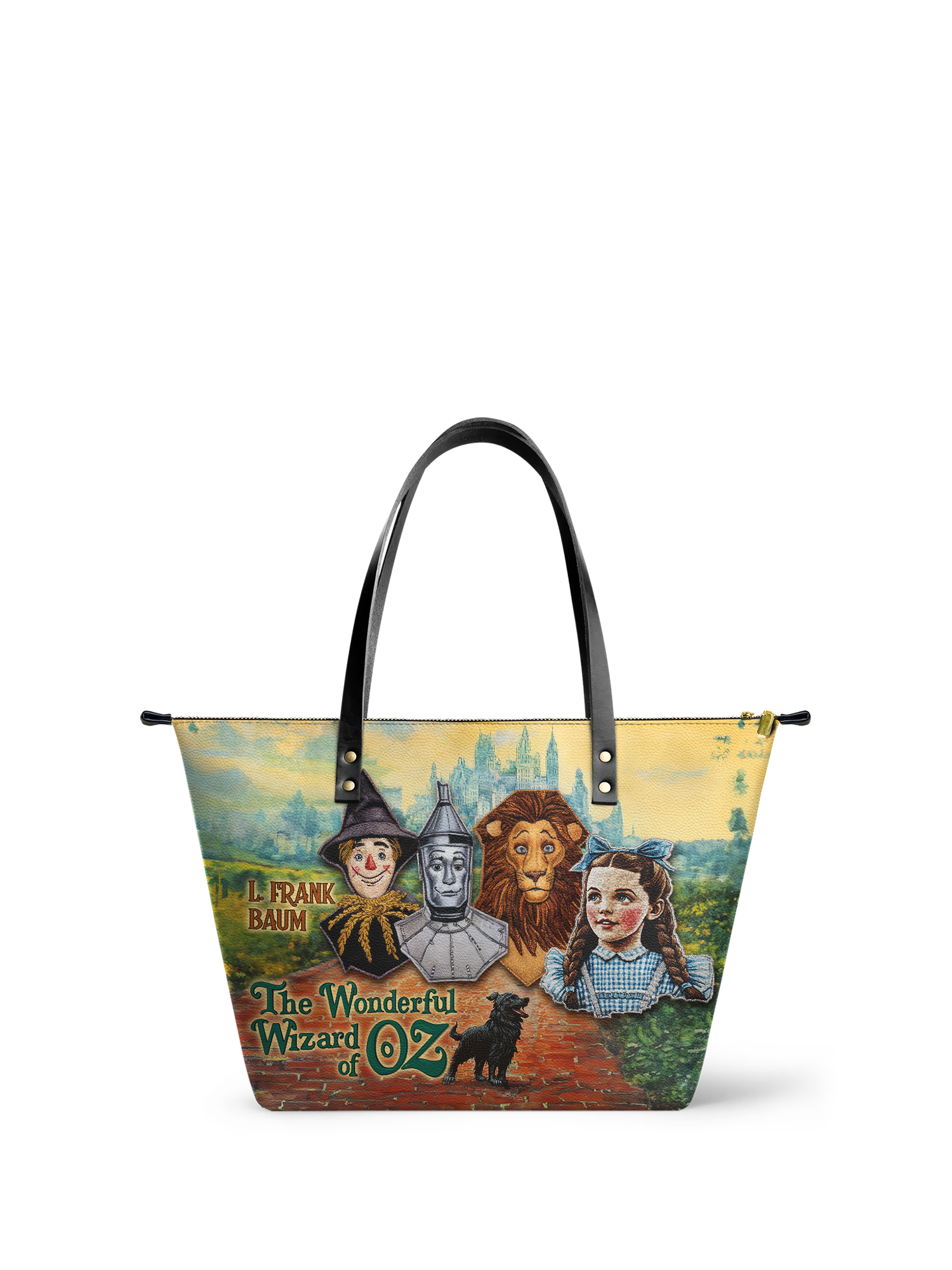 "Emerald City Dream" Leather Tote Bag