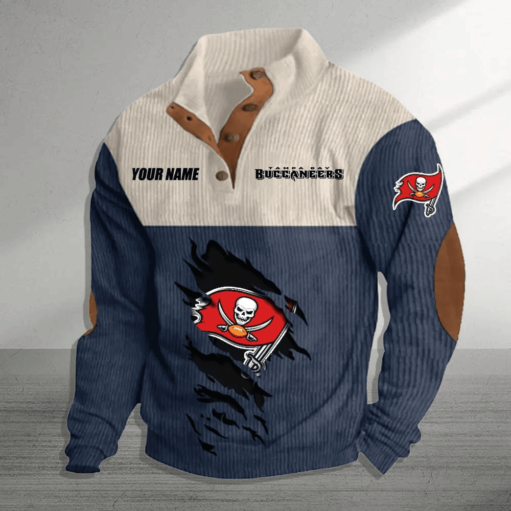 Tampa Bay Buccaneers Premium Personalized Game-Day Pullover S9DBSCH158