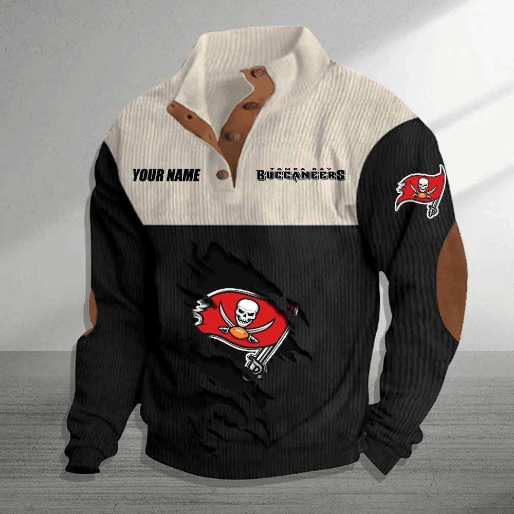 Tampa Bay Buccaneers Premium Personalized Game-Day Pullover S9DBSCH158