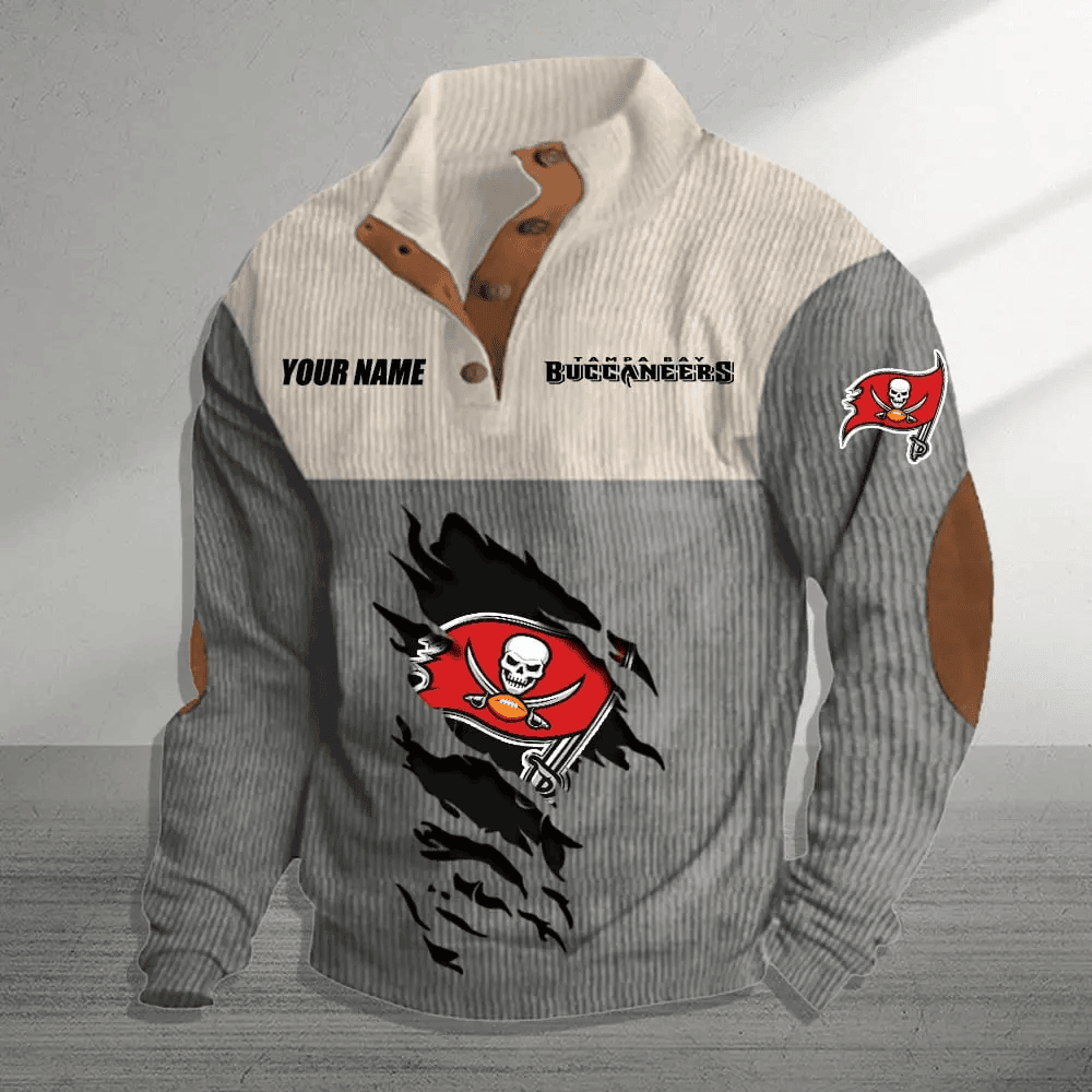 Tampa Bay Buccaneers Premium Personalized Game-Day Pullover S9DBSCH158