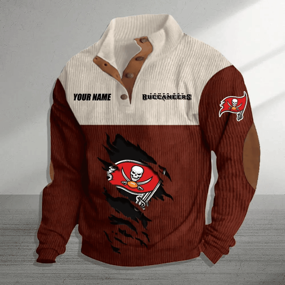 Tampa Bay Buccaneers Premium Personalized Game-Day Pullover S9DBSCH158