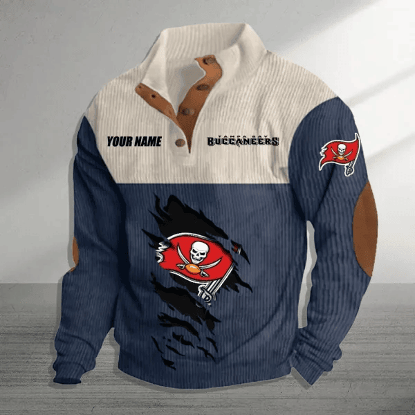 Tampa Bay Buccaneers Premium Personalized Game-Day Pullover S9DBSCH158