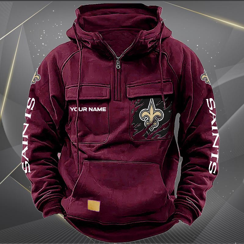 New Orleans Saints Vintage Men Hoodies DV5 AZVMHD054