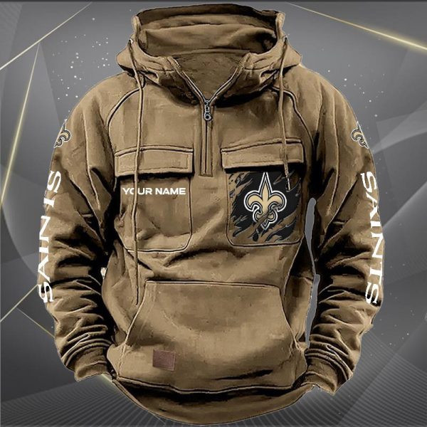 New Orleans Saints Vintage Men Hoodies DV5 AZVMHD054