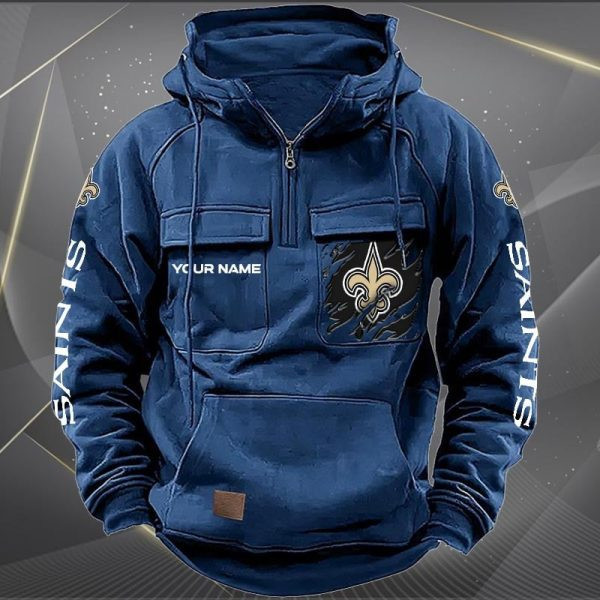 New Orleans Saints Vintage Men Hoodies DV5 AZVMHD054