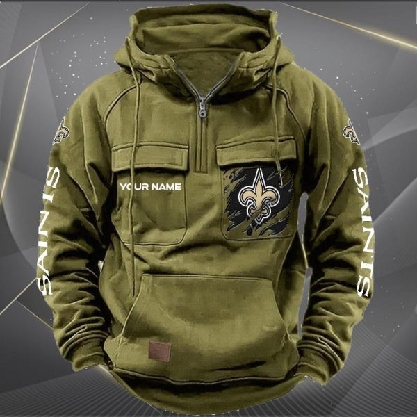 New Orleans Saints Vintage Men Hoodies DV5 AZVMHD054