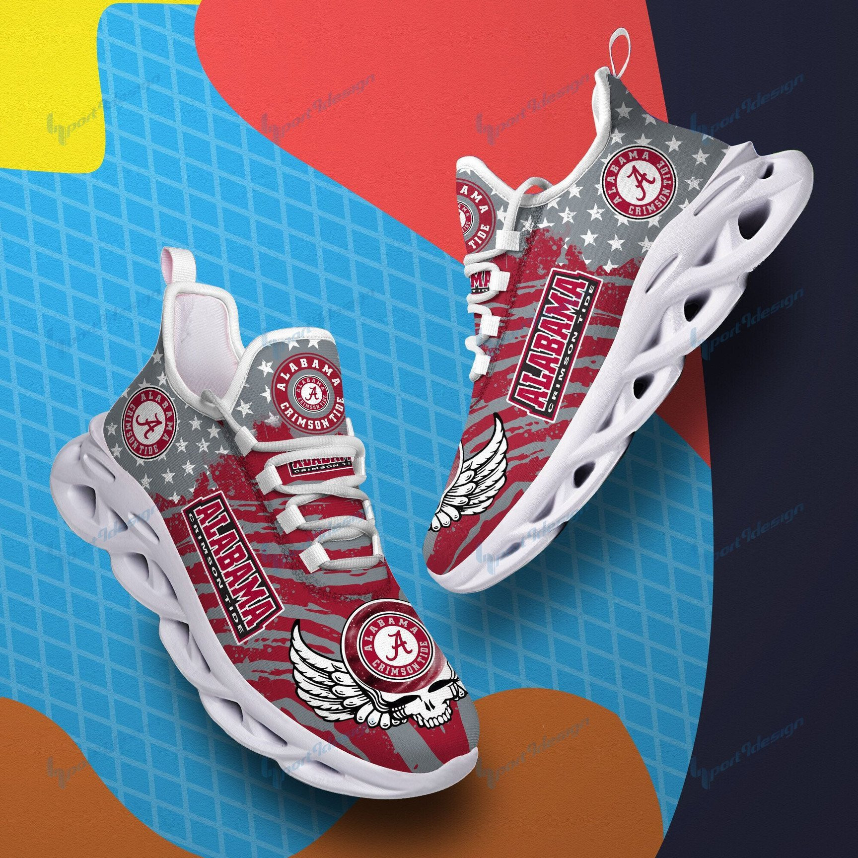 NCAAF Alabama Crimson Tide Max Soul Shoes Nicegift MSSY0R9