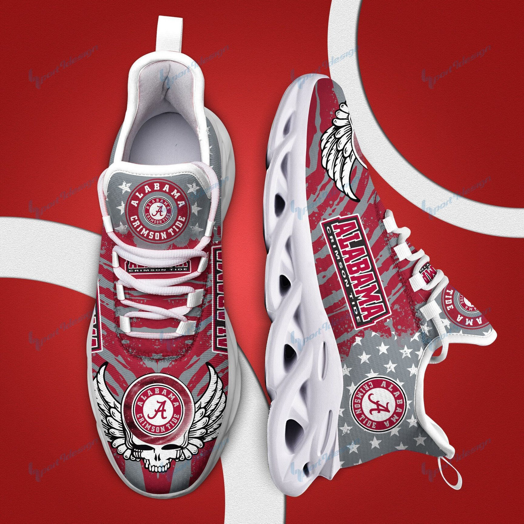 NCAAF Alabama Crimson Tide Max Soul Shoes Nicegift MSSY0R9