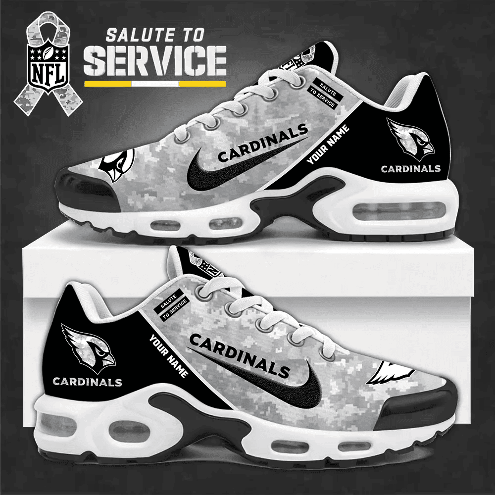 SPTBGTN533-Arizona Cardinals Personalized Plus Sneakers