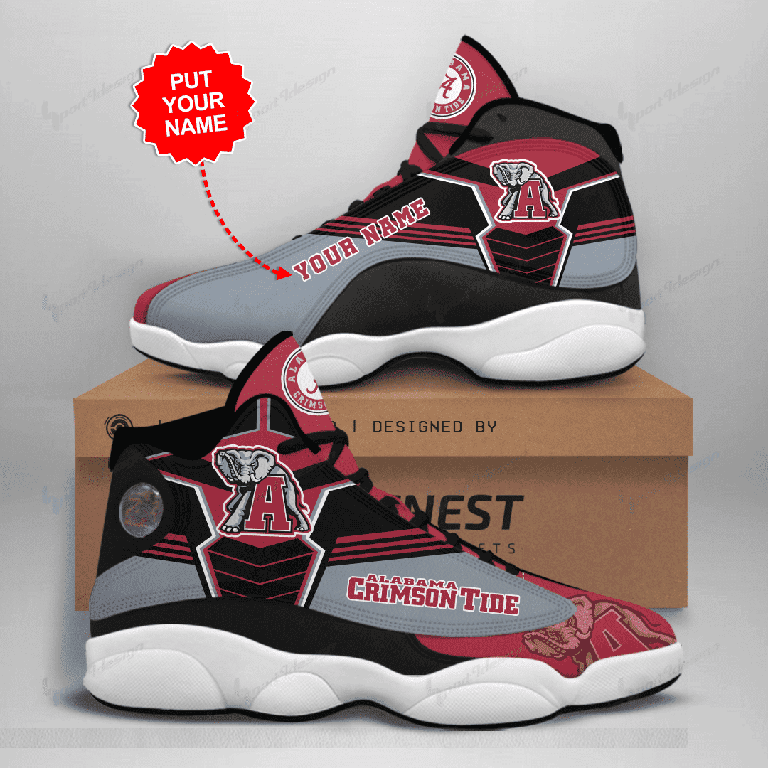 NCAAF Alabama Crimson Tide (Your Name) Air Jordan 13 Shoes Nicegift AJDN8K9