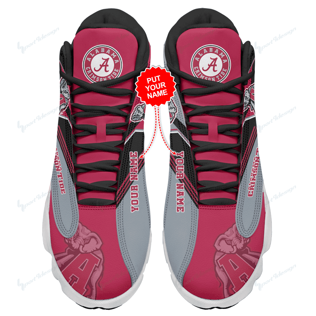 NCAAF Alabama Crimson Tide (Your Name) Air Jordan 13 Shoes Nicegift AJDN8K9