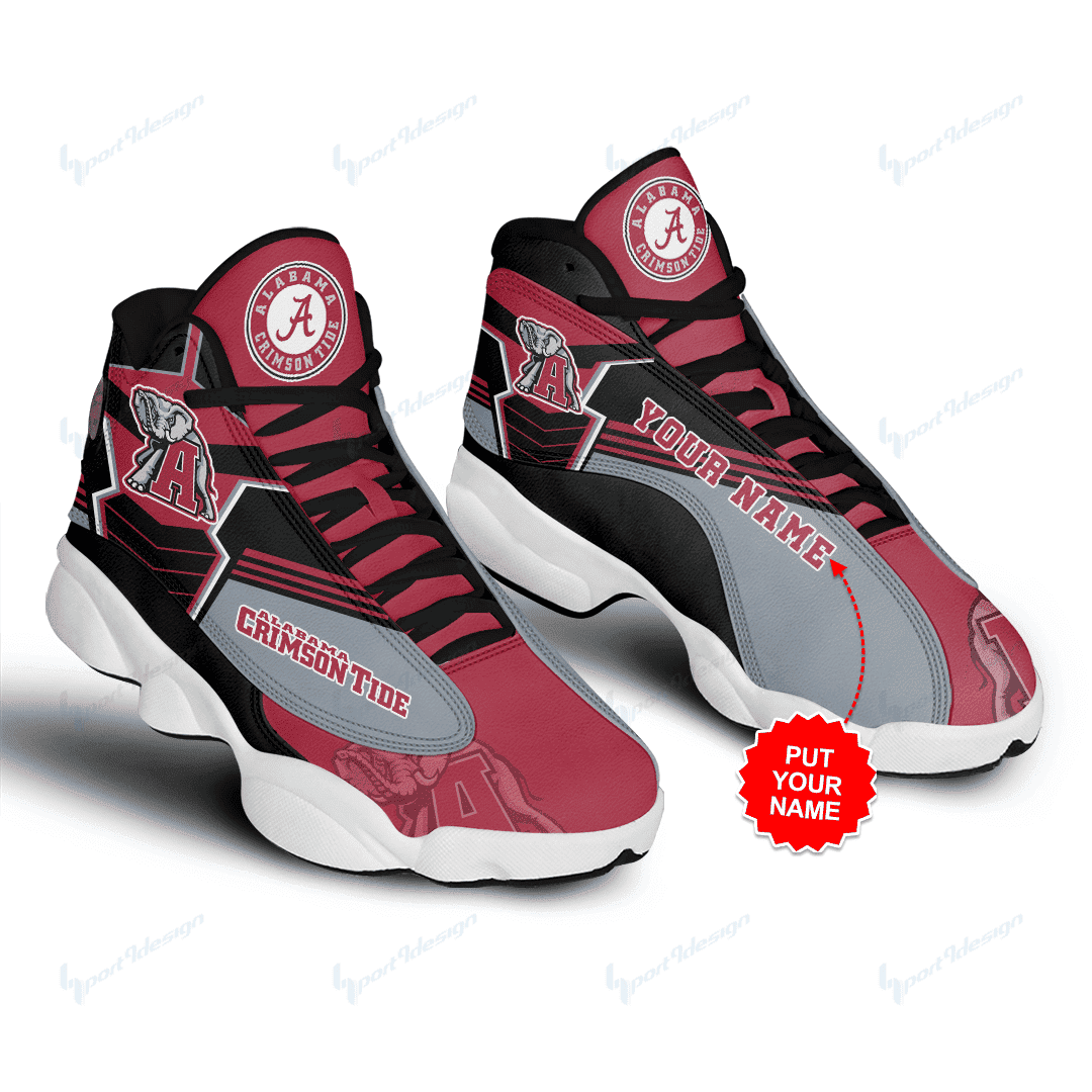 NCAAF Alabama Crimson Tide (Your Name) Air Jordan 13 Shoes Nicegift AJDN8K9