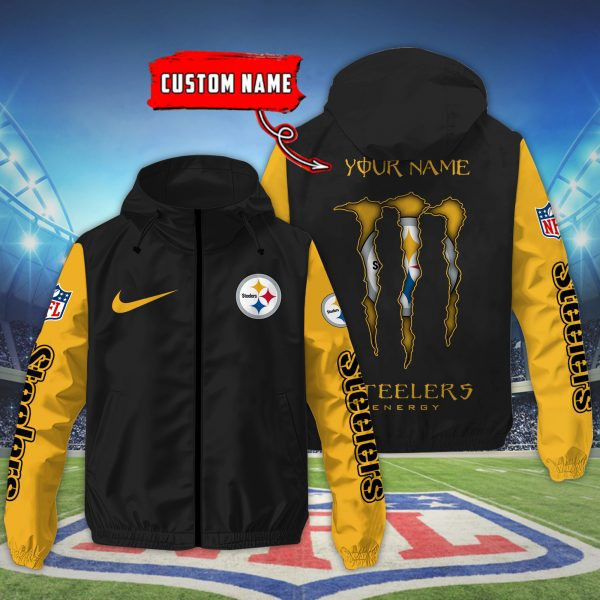 Pittsburgh Steelers Custom Windbreaker Outdoor Jacket Sport Fan Gift SPTWJACKET059