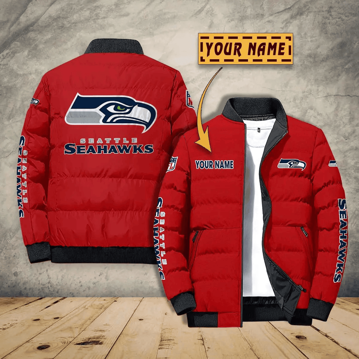 Seattle Seahawks PUJPJ122 Puffer Jacket