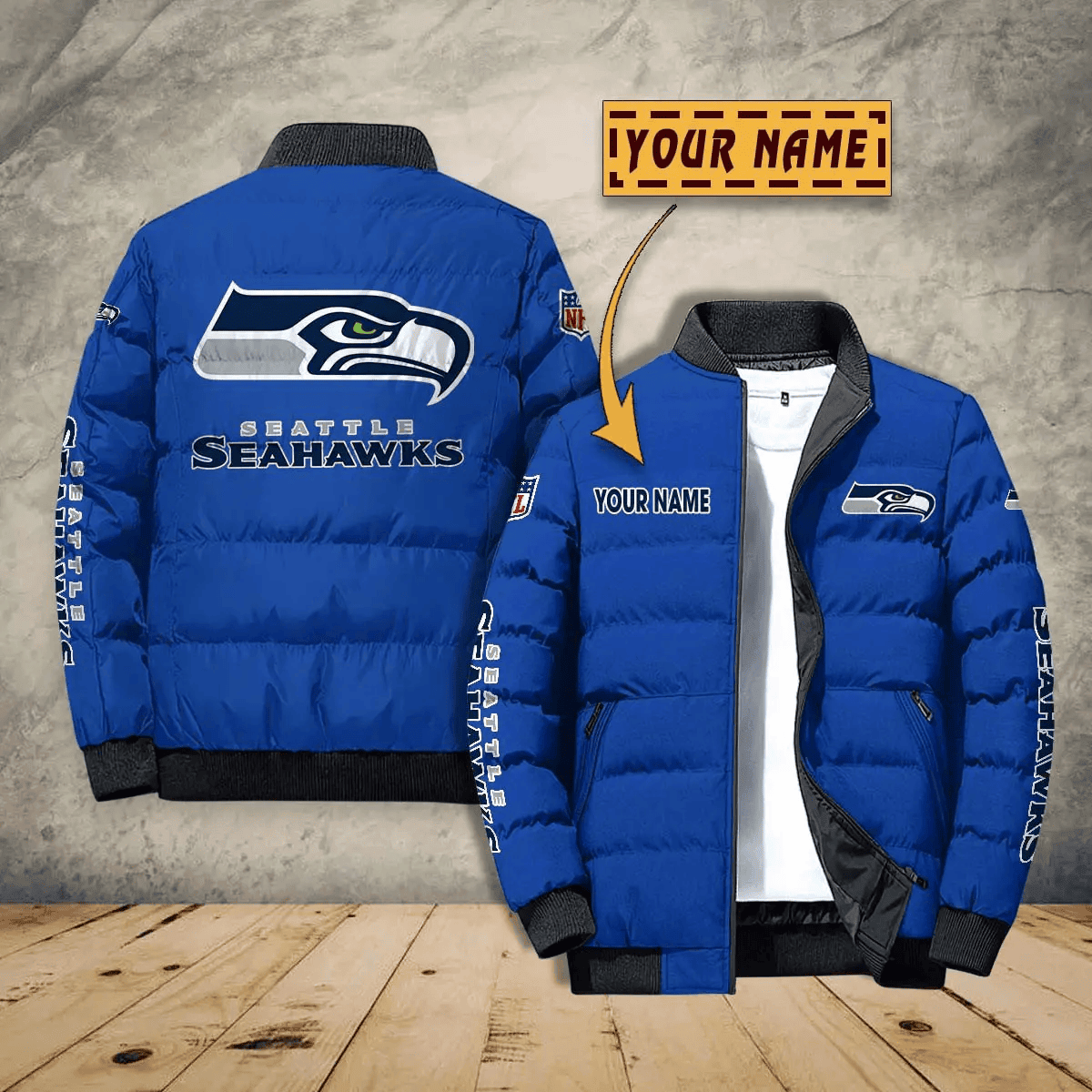 Seattle Seahawks PUJPJ122 Puffer Jacket