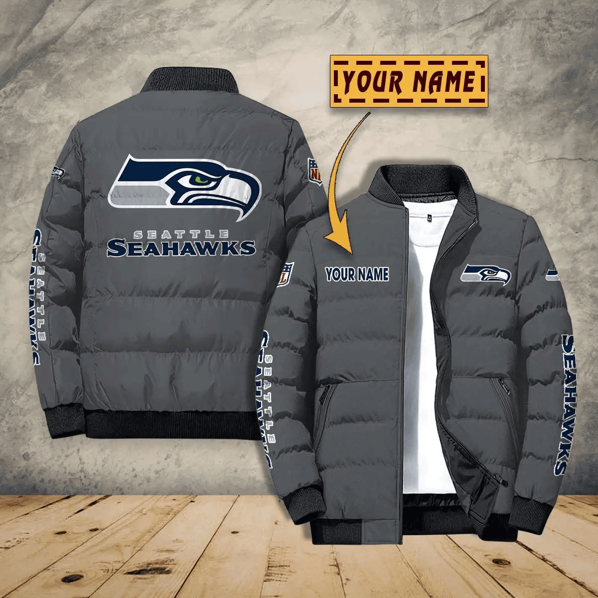 Seattle Seahawks PUJPJ122 Puffer Jacket