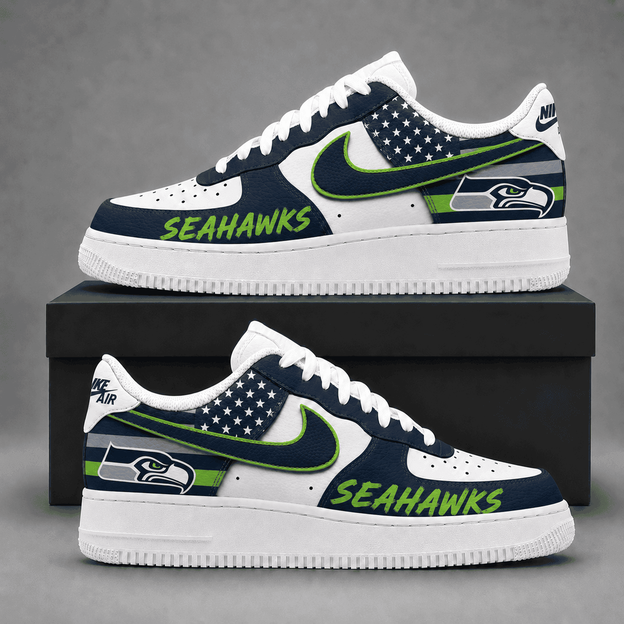 Seattle Seahawks | Premium American Football Team Limited AF1 Shoes NDN511