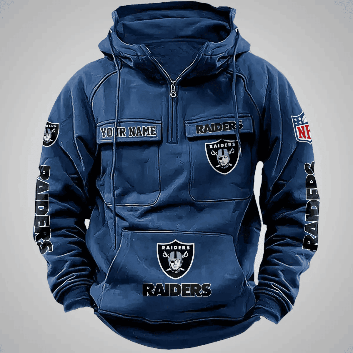 Las Vegas Raiders Vintage Men Hoodie AZVMHD106