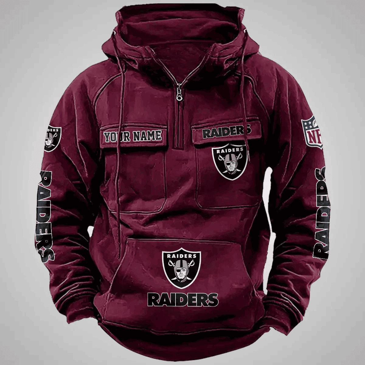 Las Vegas Raiders Vintage Men Hoodie AZVMHD106
