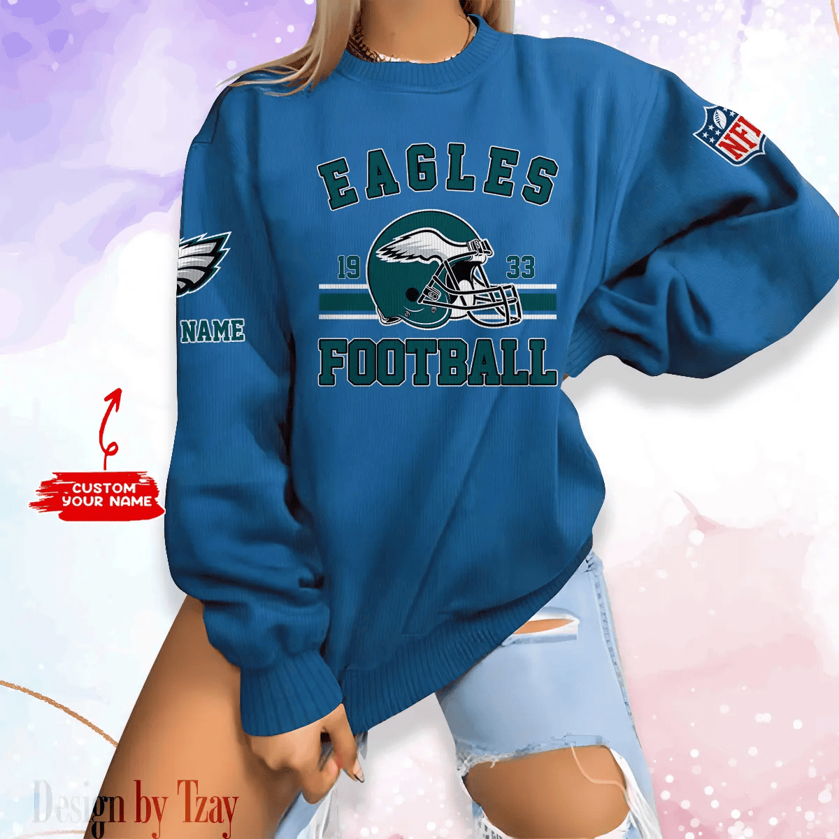 Philadelphia Eagles Personalized Fashion Design New Woolen Sweater BGSWT242